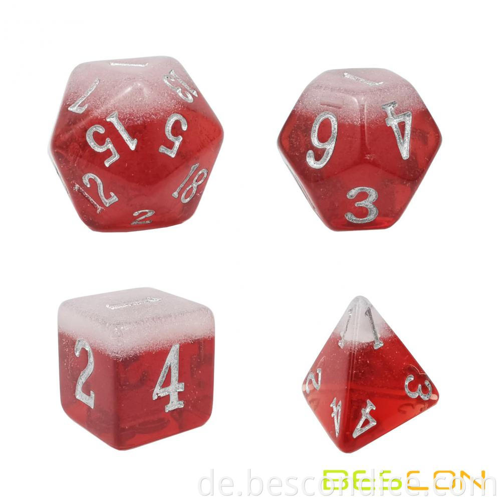 Novelty 7pcs Beerdice Polyhedral D D Dnd Dice 3